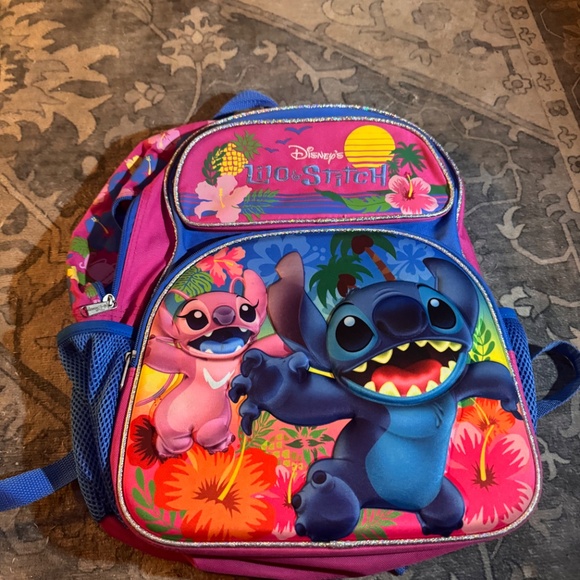 Rare Disney Stitch Backpack  like new - Picture 3 of 4